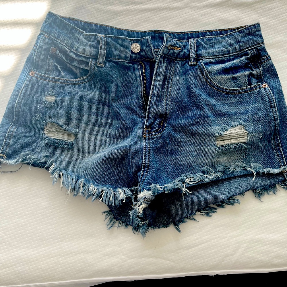 Shein denim shorts